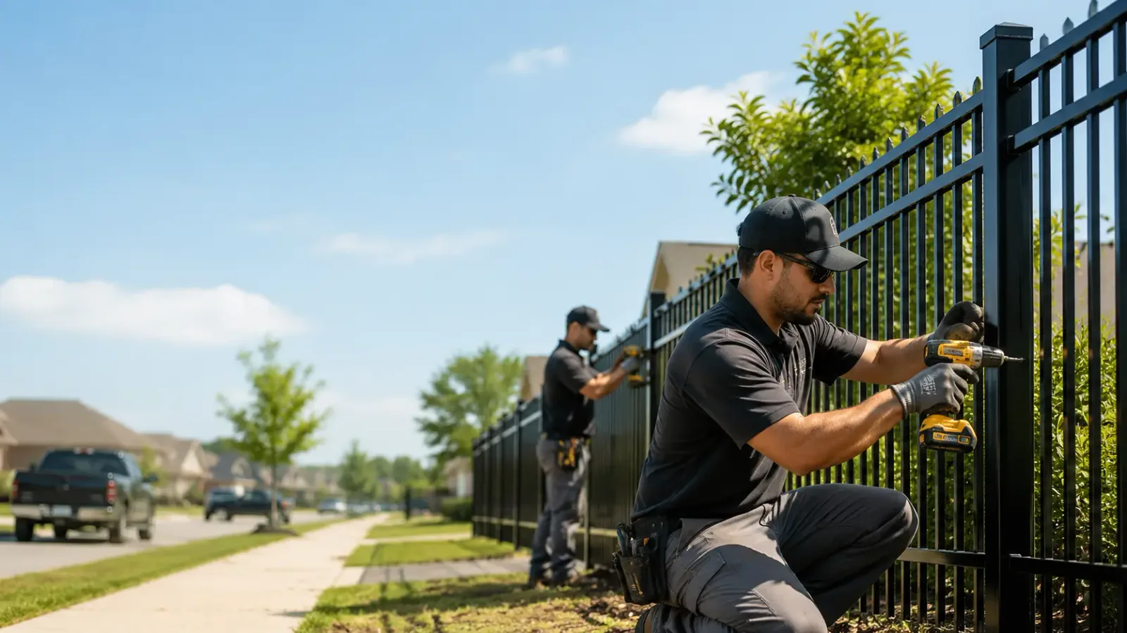 Metal Fence Installation in Ina, IL